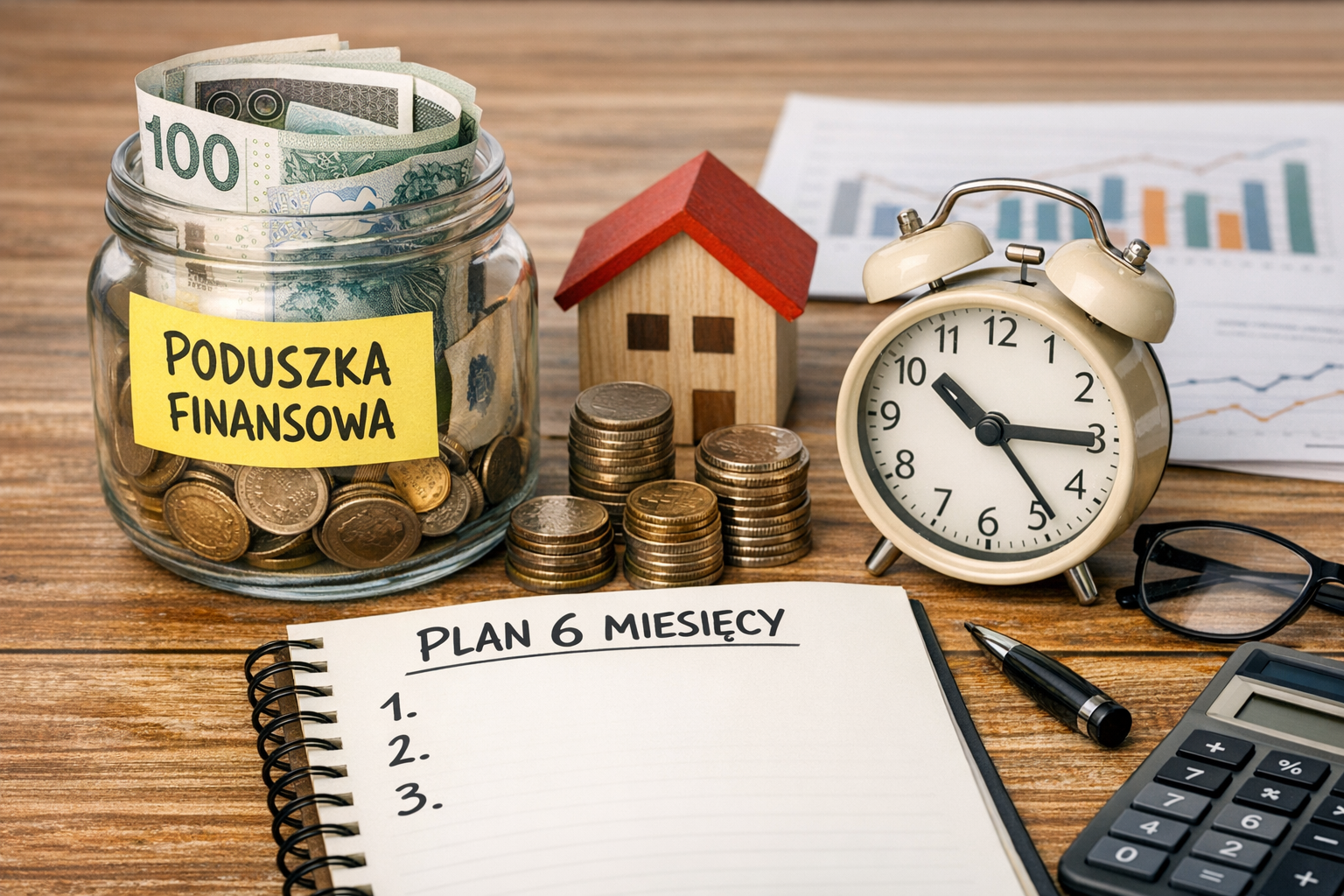Jak zbudować poduszkę finansową od zera: proste kroki i realny plan na 3–6 miesięcy